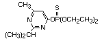 Diazinon structural formula