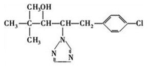 Paclobutrazol structural formula